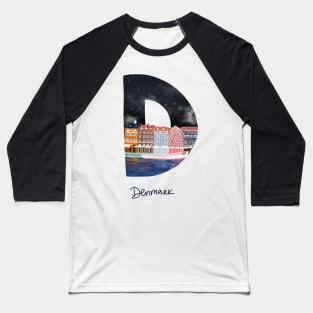 Bucket list destination - Denmark Baseball T-Shirt